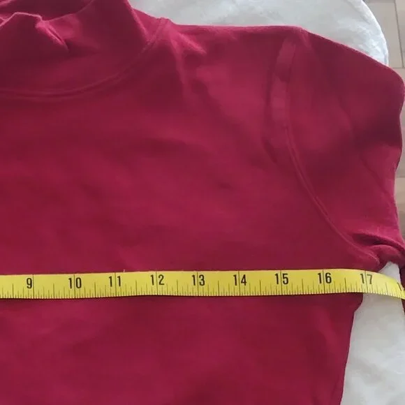 Karen Scott Womens Mock Neck Long Sleeve T-Shirt - Picture 8 of 10